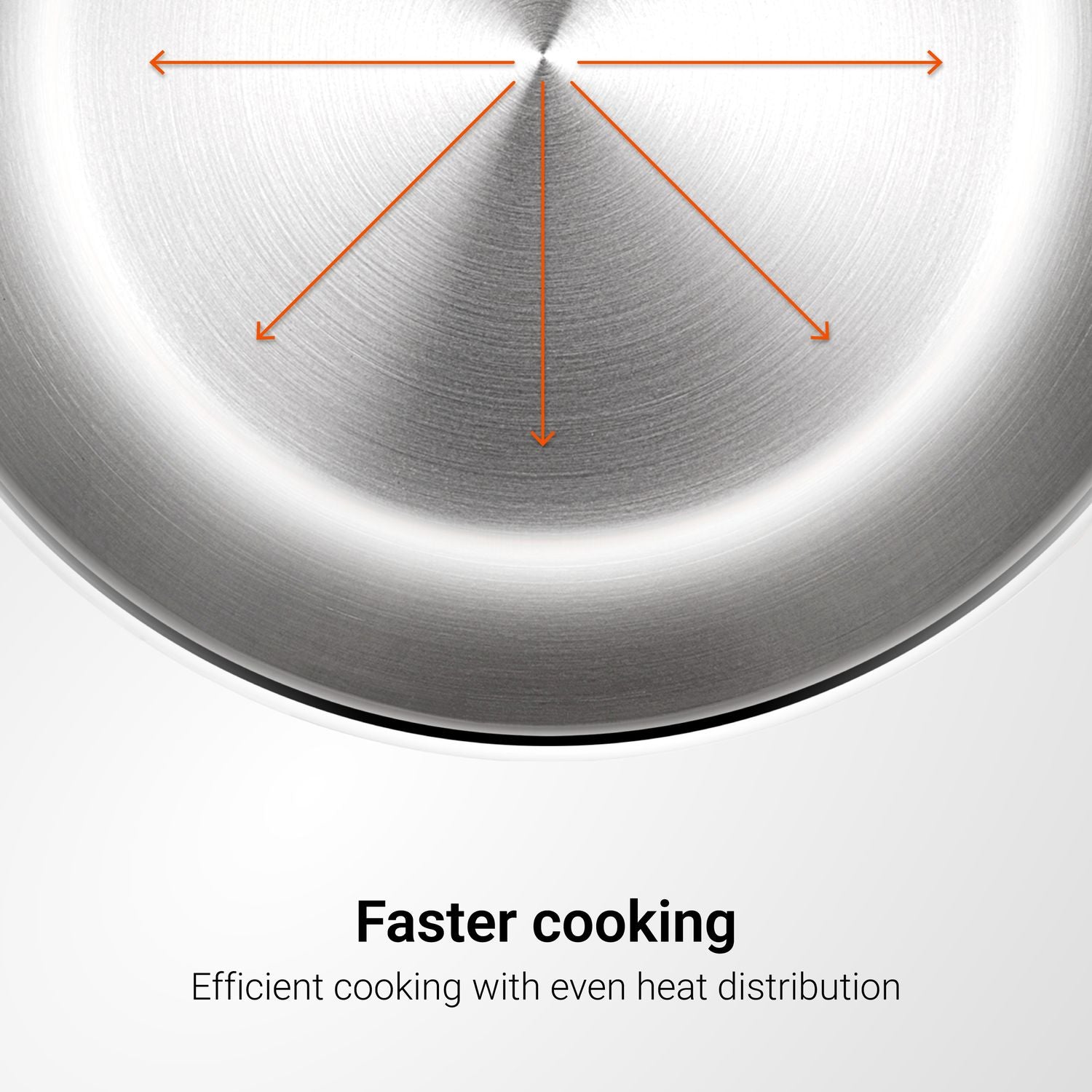 Steel Sauce Pan - Triply Artisan Series
