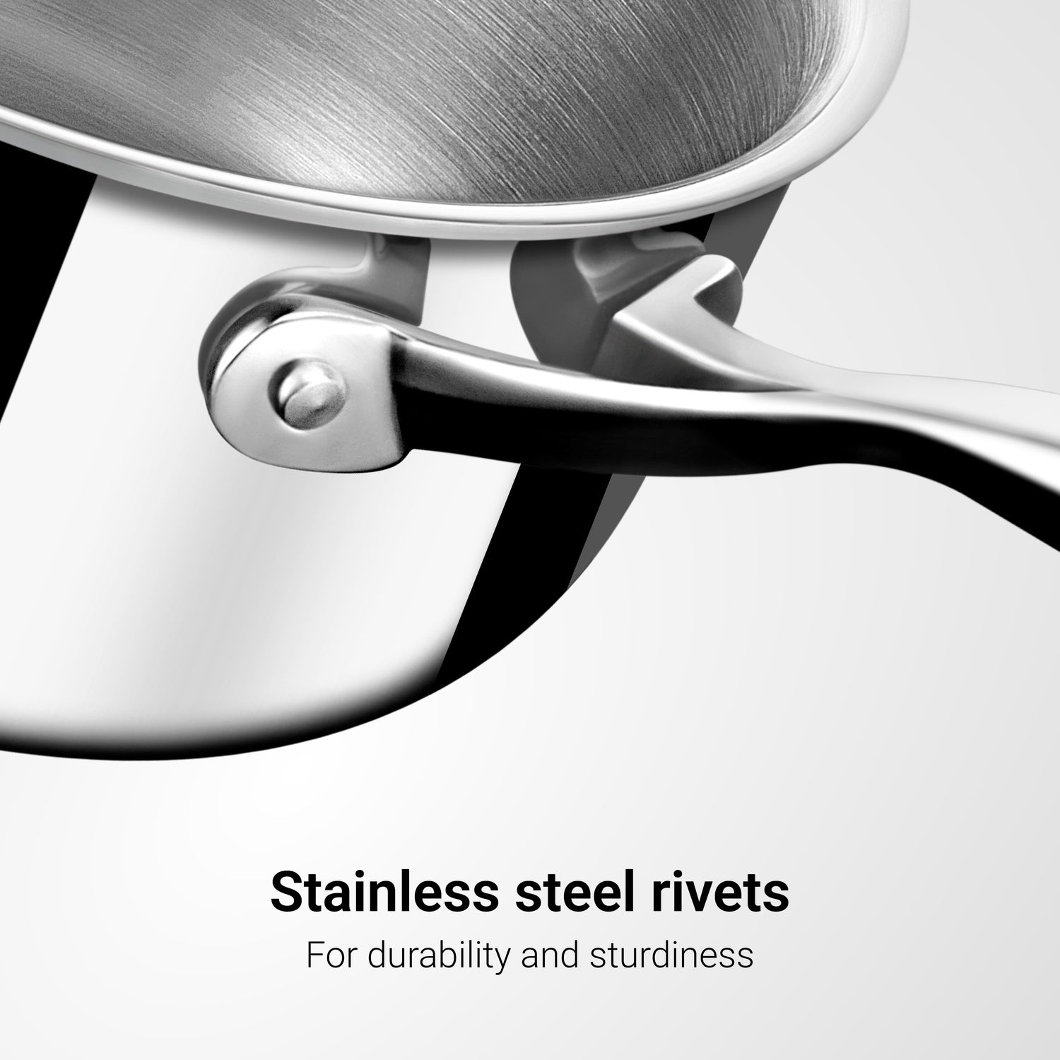 Steel Sauce Pan - Triply Artisan Series