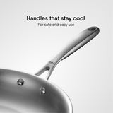 Steel Frypan - Triply Artisan Series