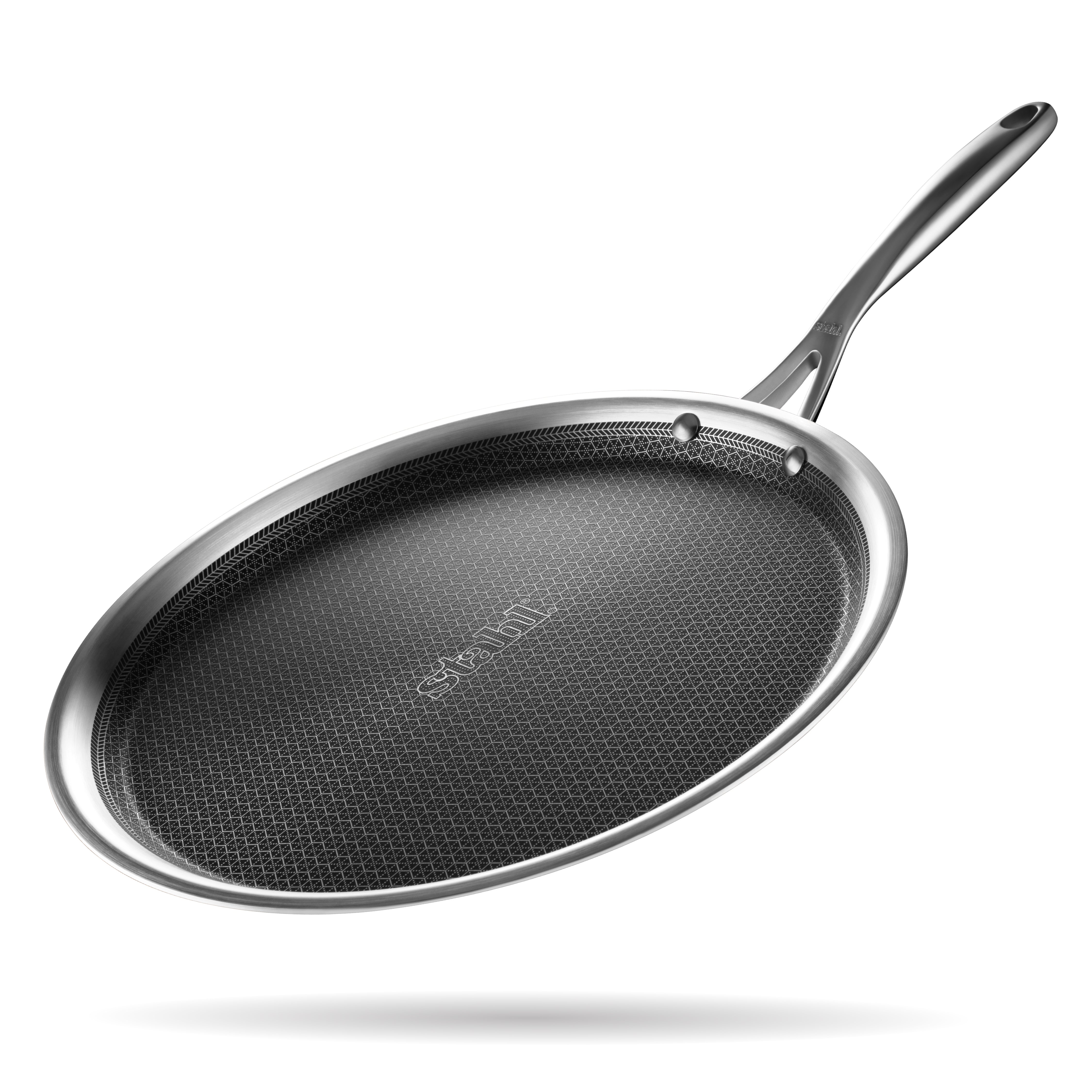 NON STICK ROTI DOSA TAWA TAVA PAN INDUCTION HOB 30CM CREPE PANCAKE FRY PAN