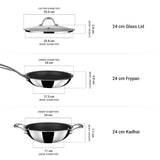Artisan Schild Combo (24 cm Frypan + 24 cm Kadhai)