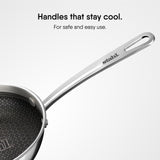 Kitchen Fry pan (Without Lid) - Triply Artisan Hybrid Series