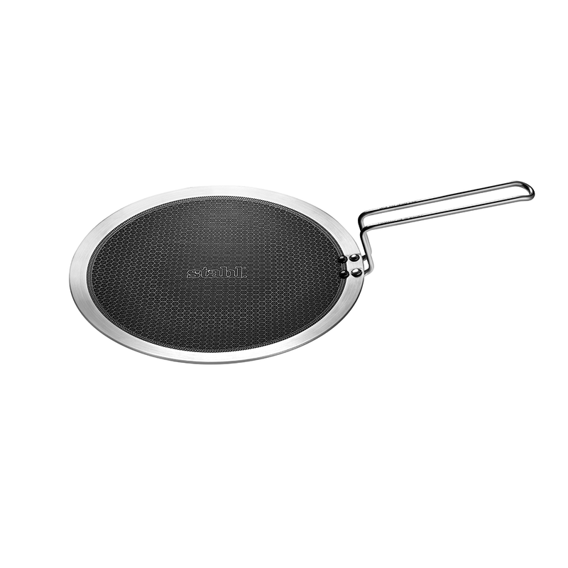 Tikmarc Aluminum Dosa Tawa - Roti / Chapati Tawa | (Induction & Gas  Compatible) | Cookware | Non Toxic ( Silver with Black Handle ) for  Multipurpose
