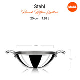 Kadhai - Buy Triply Kadhai (कढ़ाई) Online at Best Price In India – Stahl  Kitchens